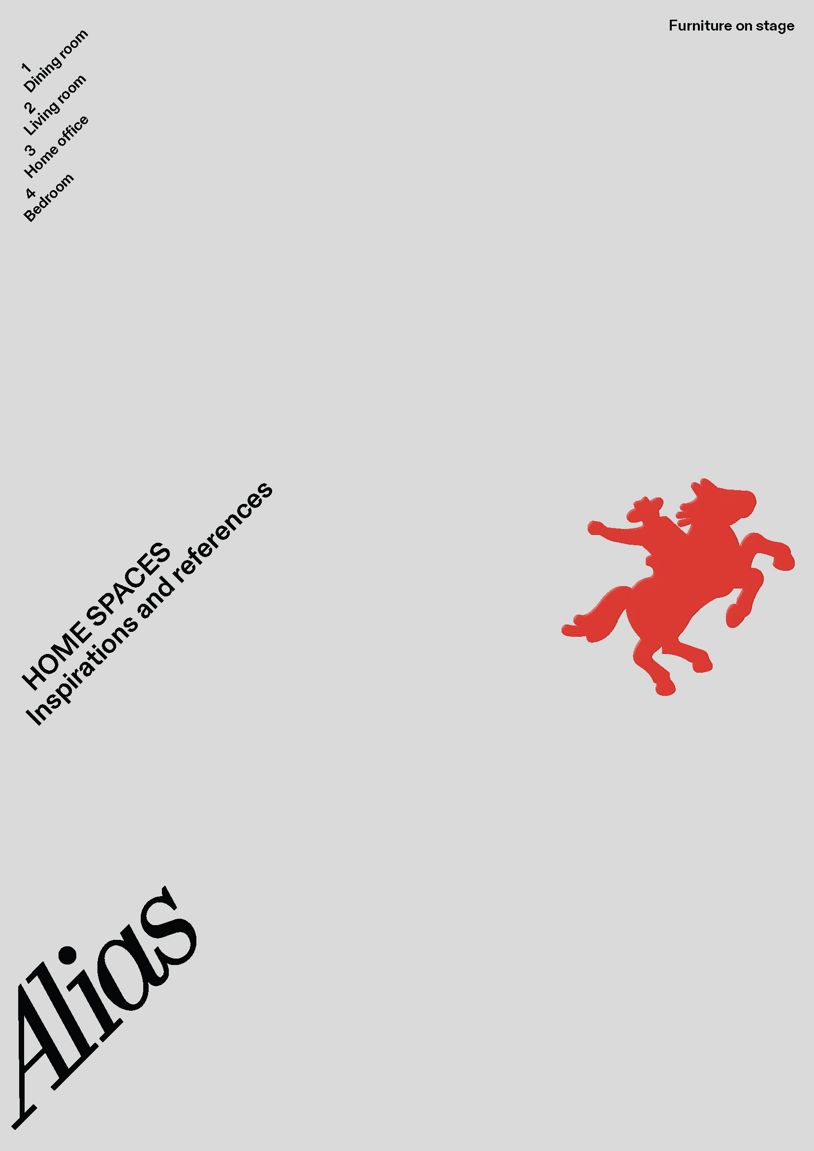 Alias catalogue Furniture on stage Home spaces