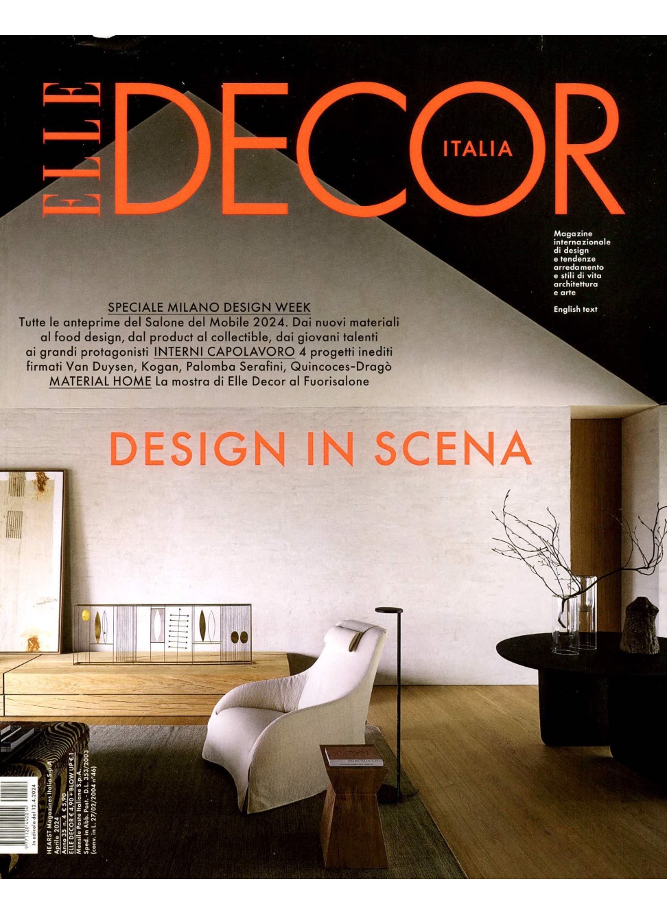 Elle Decor cover Aprile 2024
